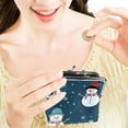 thumbnail image 7 of Snowman Stylish Men Wallet with Coin Pocket - Durable 0.7 Microfiber Zinc Alloy Jaws, 4.3x4.7 in/11x12 cm Size, 7 of 7