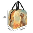 thumbnail image 2 of Picia Sunshine Golden Cloud Dog Printed Lunch box Lunch bag for Men Women Large Capacity Lunchbox Reusable Lunch Bags Insulated Lunch Bag Lunch Box Cooler, 2 of 6