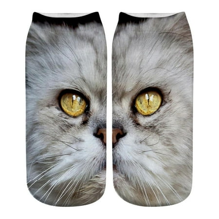 

Womens Socks Casual Work Business Sock 3D Animal Print Medium Sports Sock