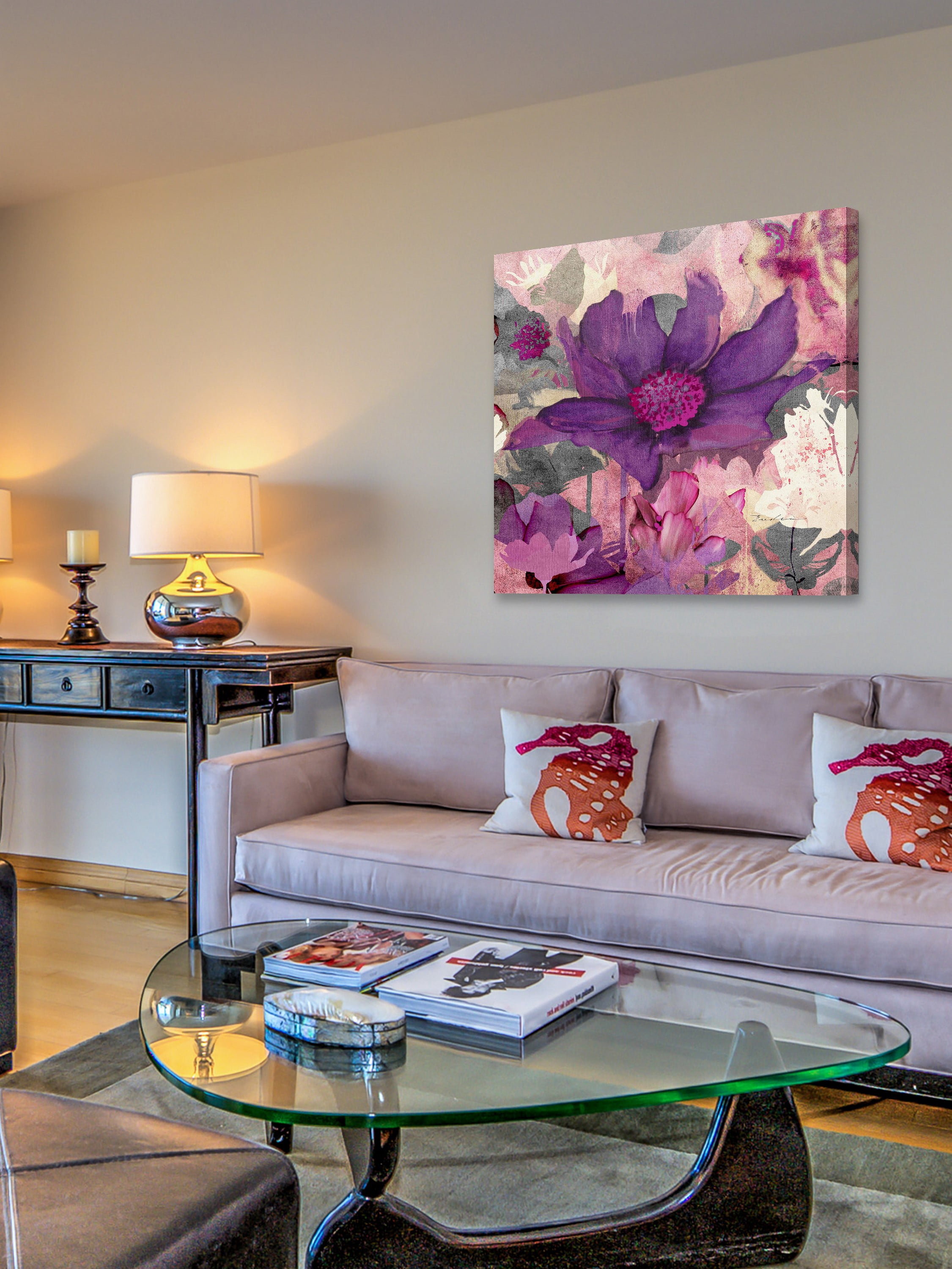 Marmont Hill 'Was Your Favorite Color' by Evelia Painting Print on Wrapped Canvas