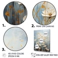 thumbnail image 3 of Designart "Breeze Among Beige Wildflowers II" Wildflowers Floater Framed Canvas Wall Art, 3 of 5