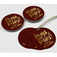 thumbnail image 4 of Inkdotpot Pack Of 100 Hugs & Kisses From The Wedding Favor Paper Tags Craft Real Gold Foil Hang Tags, 4 of 6