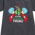 thumbnail image 2 of Cat in the Hat - Giving Is A Good Thing - Toddler And Youth Girls Fleece Dress, 2 of 4