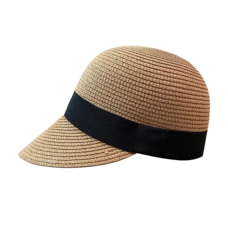 QASIEATN Sun Hats for Women Beach Casual Fashion Hat Sun Hat Summer Spring Trendy Clothing Accessories