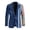 Mandala & Tropical Palm Tree Print, variant on Neon Palm Galaxy Print Polyester Suit Jackets for Men with One Button, with Pocket Regular Fit Men's Blazer for Casual