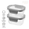 thumbnail image 3 of Oggi Contenant de Conservation des Aliments Pureté, 12 Oz (Ensemble de 2), Transparent, 3 of 6