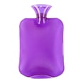 thumbnail image 1 of Botella de agua caliente Premium, calentador de manos grande de 2000ml, tapa de rosca duradera, bolsa de agua caliente, llenado de agua a prueba de Violeta Sunnimix Biberón calentador, 1 of 8