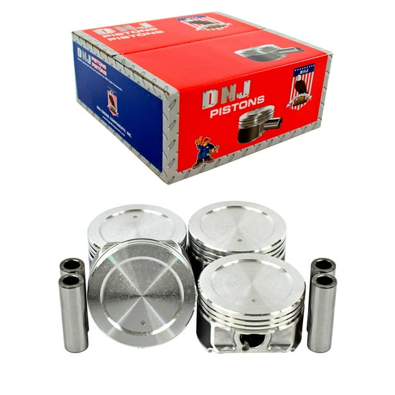 DNJ P330 Standard Complete Piston Set Fits Cars & Trucks 98-03 Chevrolet GMC Cavalier 2.2L OHV