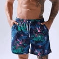 thumbnail image 3 of Tisoloow Mens Swim Trunks Quick Dry Swim Bathing Suits Beach Board Shorts with Mesh Lining and Pockets Bathing Suits Dragon XX-Large, 3 of 11