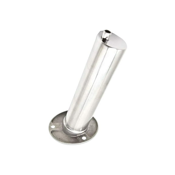 MARINE CITY Rod Holder with Drain Flush Mount Fishing Rod Pole Holders, Heavy-Duty 316 Stainless Steel, 15 Angle, Corrosion-Resistant for Marines, Boats & Ships Pack of 1