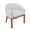 Beige, variant on Hassch Upholstered Dining Chair, Linen Fabric Barrel Chair with Wood Frame, Armchair for Kitchen, Living Room, Beige