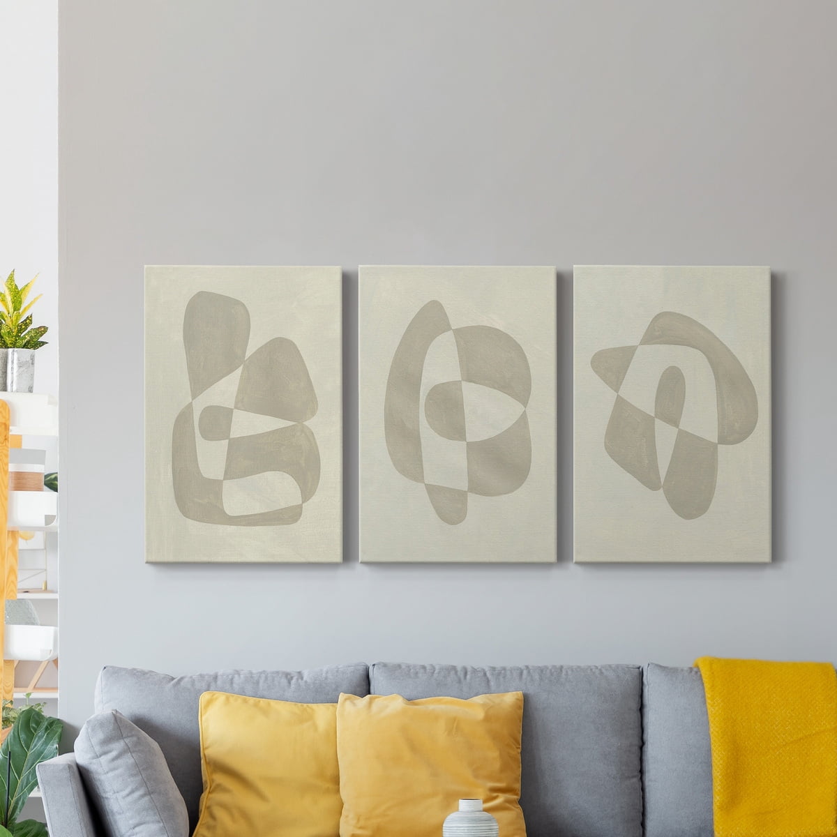 Soft Shape II Premium Gallery Wrapped Canvas - Ready to Hang - 40 x 60 Each