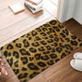 thumbnail image 4 of Susaid Golden Leopard Glitter Print Doormat,Porch Decor,Housewarming Decor Gift Doormat,Funny Flannel Floor Mat,Funny Doormat 24x16 Inch, 4 of 7