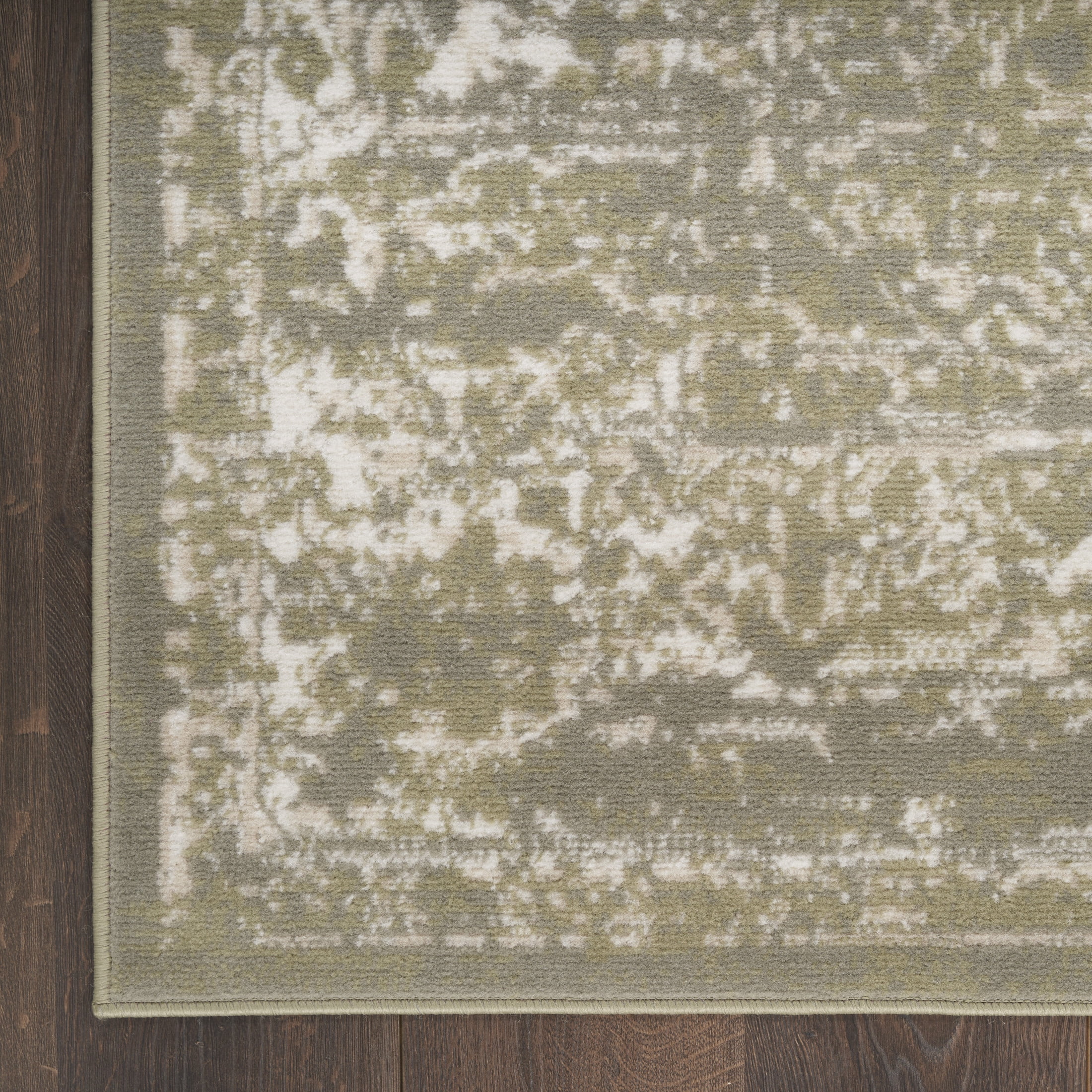 Nourison Grafix 3'9" x 5'9" Olive Vintage Indoor Rug