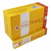 Vijayshree Nag Golden Temple Incense Sticks Home Fragrance 15gm X 12Box - 180gm