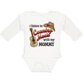 thumbnail image 3 of Inktastic I Listen to Country Music with my Mommy with Guitar and Hat Boys or Girls Long Sleeve Baby Bodysuit, 3 of 5