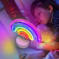 thumbnail image 3 of Neon Sign LED, Rainbow Sign Night Light, Decorative LED Desk Lamp for Room Festival Party, USB Battery Operated, Multicolor, 3 of 6