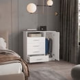 thumbnail image 4 of FM FURNITURE Carolina Four Drawer Dresser Single Door, 4 of 8