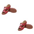 thumbnail image 4 of Guardurnaity 2 piezas de goma para salir con estilo con estas elegantes sandalias para mujer, para cualquier fiesta o evento, pantuflas de moda para Type7 NO7, 4 of 6
