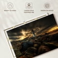 thumbnail image 6 of Elephant Stock Scituate Lighthouse Sunrise Wall Art - Horizontal Canvas Wall Art - Living Room Wall Decor - Nautical Canvas - Beige And Yellow Decor - 39" x 26", 6 of 8