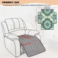 thumbnail image 3 of FOR U DESIGNS Boho Mandala Floral Print Sofa Cushion Slipcover Recliner Chair Cover for Large Recliner Waterproof Reclining Cushion Slipcover Non-Slip Armless Reclining Sofa Cover, 3 of 6