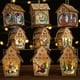 thumbnail image 4 of Casa de madera con luz LED, adornos navideños DIY, cabaña luminosa, árbol de Navidad colgante, adornos de Navidad, regalo para niños, Año Nuevo, 4 of 4