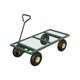 thumbnail image 3 of 900-lbs heavy-duty garden cart con removable mesh sides steel utility wagon con adjustable handles y 10-pulgada pneumatic tires para outdoor lawn camping y farm yard use, 3 of 4