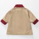thumbnail image 4 of Abrigo y chaquetas casuales sin capucha de manga larga para niñas, gabardina de tamaño mediano para niños, abrigo de solapa de color sólido de longitud media, abrigo de estilo británico de moda, parte, 4 of 7