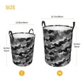 thumbnail image 2 of Lsque Horse Silhouette pattern Laundry Hamper Basket, Tall Woven Rope Hamper Basket for Clothes, Lightweight Storage Basket, Collapsible Waterproof-Small, 2 of 8