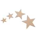 thumbnail image 4 of 75x Rebanada de Sin Espesar Adornos de Estrella Colgantes perfecl Adornos para álbumes de recortes, 4 of 8