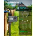 thumbnail image 4 of URRU Watering Timers,Outdoor Garden Hose Faucet Timers, Programmable Water Sprinkler Timer with Rain Delay/Manual/Automatic Drip Irrigation and Lawn Watering System for Yard, 1 Outlet, 4 of 8