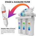 thumbnail image 4 of Membrane Solutions 10-inch Alkaline Water Filter pH with Replacement Alkaline Filter for 6-Stage RO System Quick Connect Replacement or Add-on, pH Balance and Restore Minerals, 4 of 8