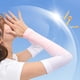 thumbnail image 4 of Mangas de Hielo con Degradado, Tecnología de Enfriamiento Instantáneo, Protección Solar Transpirable, Comodidad Ligera, para Viajes Al Aire Libre, Diseño de Dedos Expuestos, 46 X 11 X 10 Cm, Juego de, 4 of 7