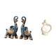 thumbnail image 5 of Figura de de resina moderna, escultura decorativa, colección artística, estatua de pareja para escritorio, estante, decoración del hogar y la, 5 of 8