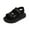 Black, variant on URMAGIC Unisex Kids Sport Sandals, Cushioned Footbed, Open Toe, Pink, 10-11