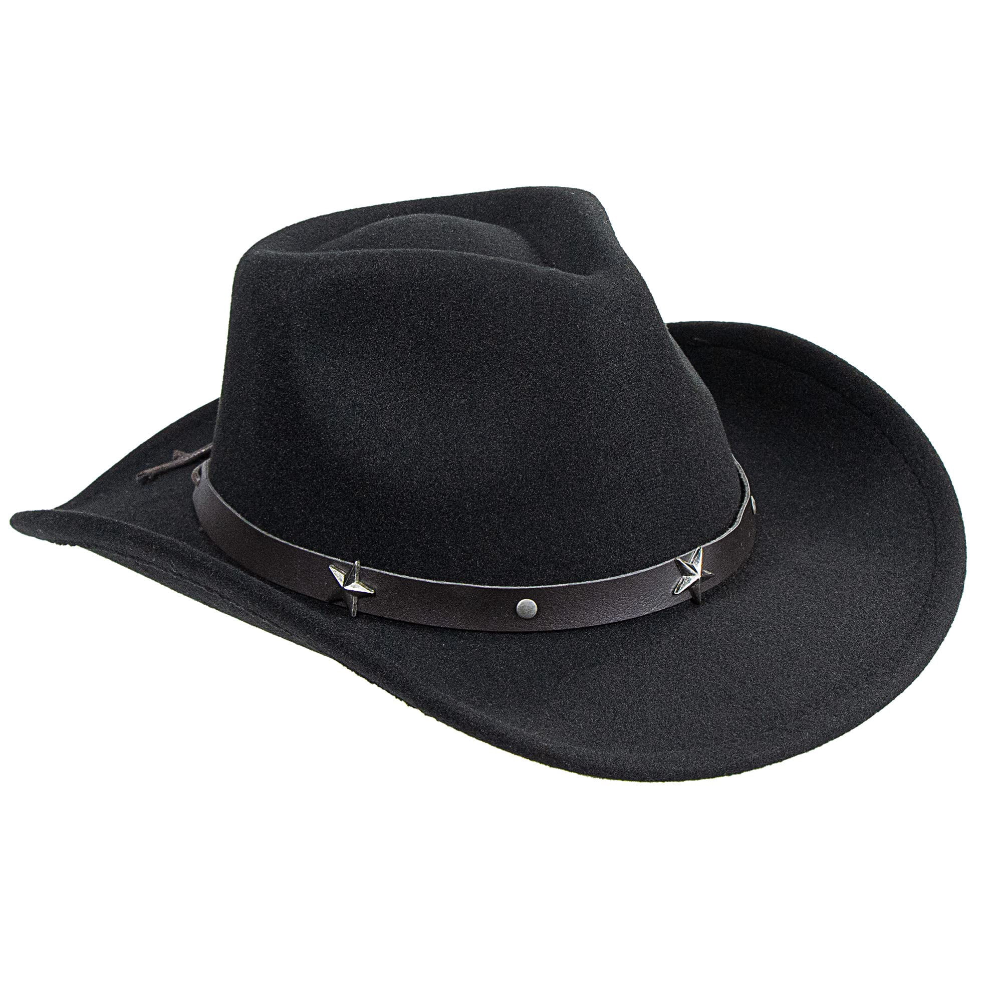 8434 Men Women Western Cowboy Hat Classic Roll Up Cowgirl Hats With Buckle Western Cowboy Hat for Men Women Classic Roll Up Fedora Hat  main image 2