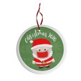 thumbnail image 2 of Adornos colgantes LWZWM en liquidación, nuevos, 1 pieza, adornos navideños 2020, recuerdo de Papá Noel enmascarado, adornos colgantes para árbol (#2 multicolor, madera), 2 of 3