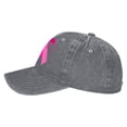 thumbnail image 6 of Ttongbb Hats Cancer Awareness Red Ribbon Printed Mult-Color Curved Brim Baseball Hat Unisex Outdoor Sports Headwear, 6 of 8