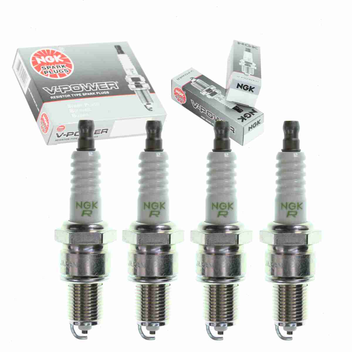 4 Candele Accensione NGK V-Power 7938 BKR5E (RC12YC) – Performance, OEM, Nuove