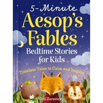 5-Minute Aesop's Fables: Bedtime Stories for Kids (Classic Tales to Calm and Inspire), (Hardcover)