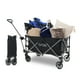 thumbnail image 1 of Carrito Vagon Plegable Multiusos con Estructura de Acero Reforzado y Ruedas para Exterior Resistentes - Carro Vagon Portatil Transportador hasta 100 Kg Negro, 1 of 9