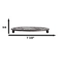 thumbnail image 3 of Cast Iron Western Rustic Black Bear By Tree Branches Decorative Table Trivet, 3 of 8