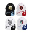 thumbnail image 3 of Gorra de la Copa del Mundo, 4 piezas Gorra de la Copa del Mundo Gorra de Portugal Gorra bordada de Alemania Compacta y ligera, 3 of 14
