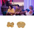 thumbnail image 1 of forElite D Pads, Metal Faceted Standard Replacement with Magnetic Attraction for Excellent Grip, Stainless Steel Kit for Accurate and Fast Control, Customize Gaming Feel, 1 of 7