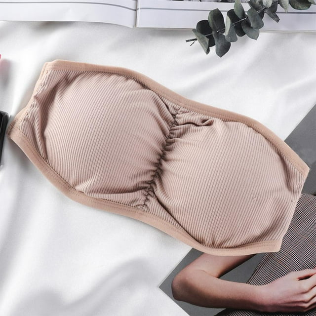 invisible para niñas de s mujeres Ropa interior sin espalda sin Camiso de lencería de elástico BLESIY Sujetador invisible