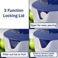 thumbnail image 4 of Joey'z Plastic Pitcher with Lid, 2 Quart, Bpa-Free, Plastic Pitcher for Freezer & Dishwasher Safe, 4 of 9