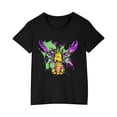thumbnail image 1 of RXIRUCGD 2025 Vêtements d'Été pour Enfants T-shirt Imprimé Mode Mignon Col Rond Manches Courtes, 1 of 5