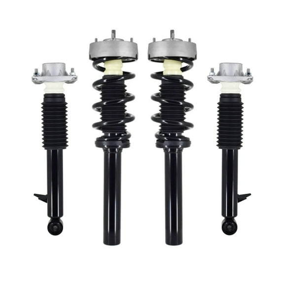 Set Front Quick Complete Strut-Coil Spring-Rear Complete Shock Kit For 2014-2018 BMW X5 AWD