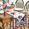thumbnail image 2 of 2025 Independence Day Table Flag Patriotic Stripes Wired Edge Ribbon Printing Customized Satin Flag Ribbon For Holiday Craft Decoration, 2 of 6