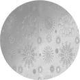 thumbnail image 1 of Ahgly Company Indoor Round Patterned Gray Novelty Area Rugs, 5' Round, 1 of 6